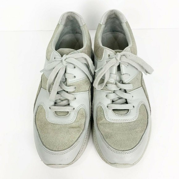 Everlane  The Trainer Leather Suede Lace up Shoes - Picture 3 of 8